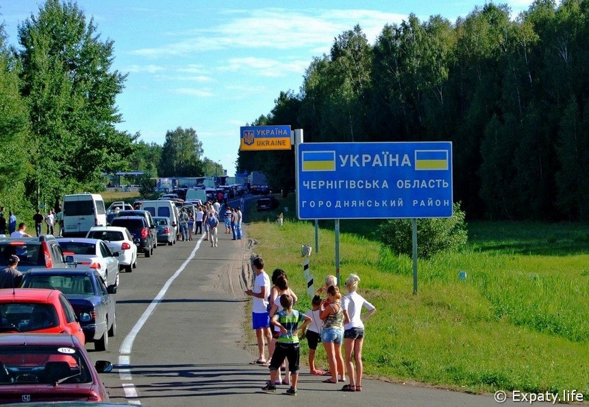Пробка на украинской границе